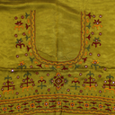 Hand Embroidered Unstitched Blouse Material