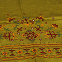 Hand Embroidered Unstitched Blouse Material