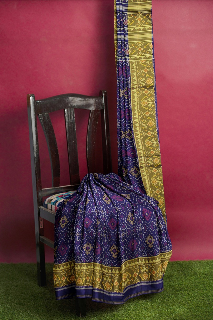 Handloom Single Ikat Silk Patola Saree