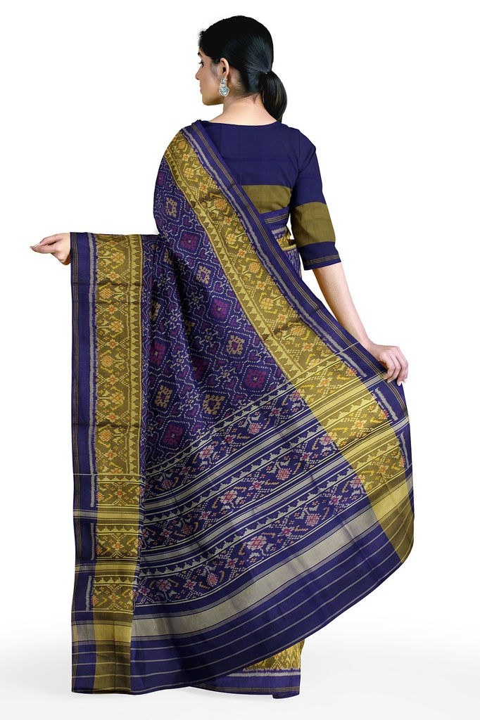 Handloom Single Ikat Silk Patola Saree