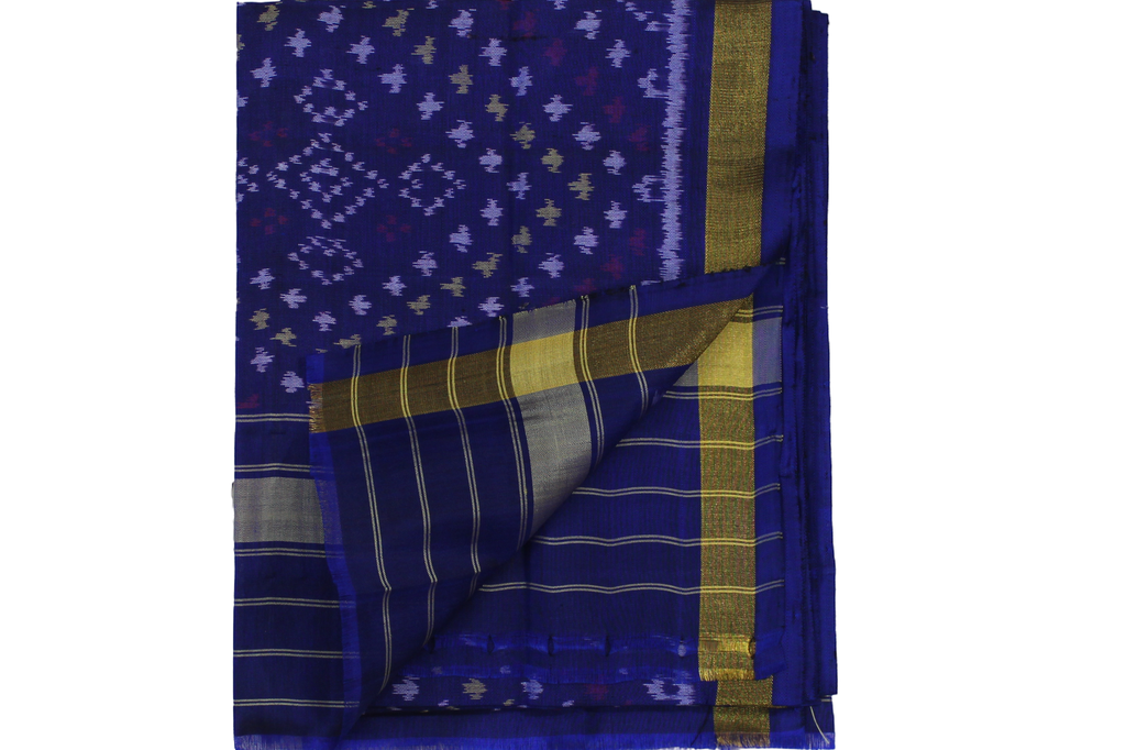 Handloom Single Ikat Patola Silk Dupatta