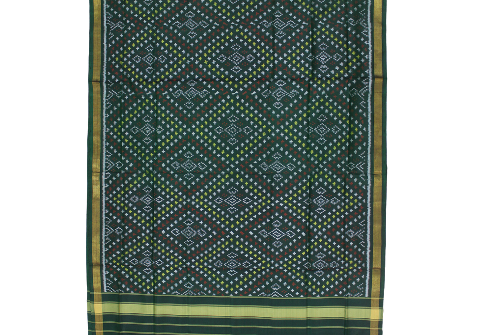 Handloom Single Ikat Patola Silk Dupatta