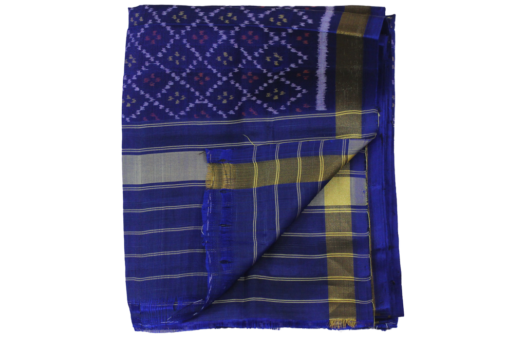 Handloom Single Ikat Patola Silk Dupatta
