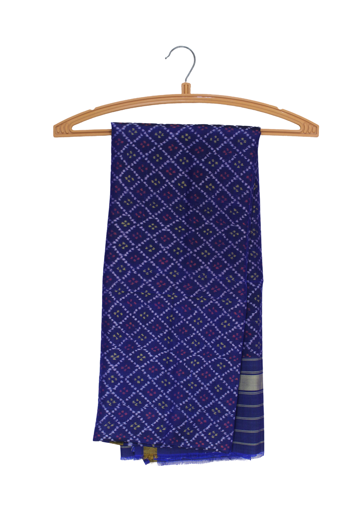 Handloom Single Ikat Patola Silk Dupatta
