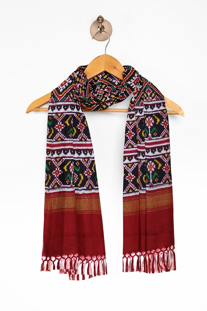 Handwoven Double Ikat Patola Dupatta