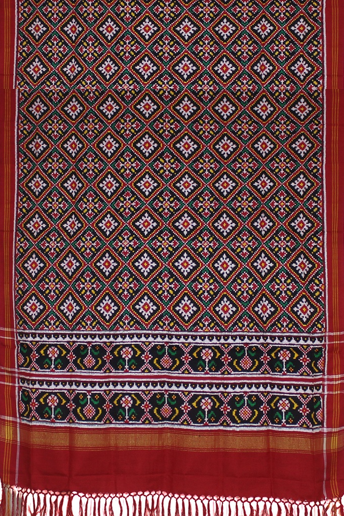 Handwoven Double Ikat Patola Dupatta