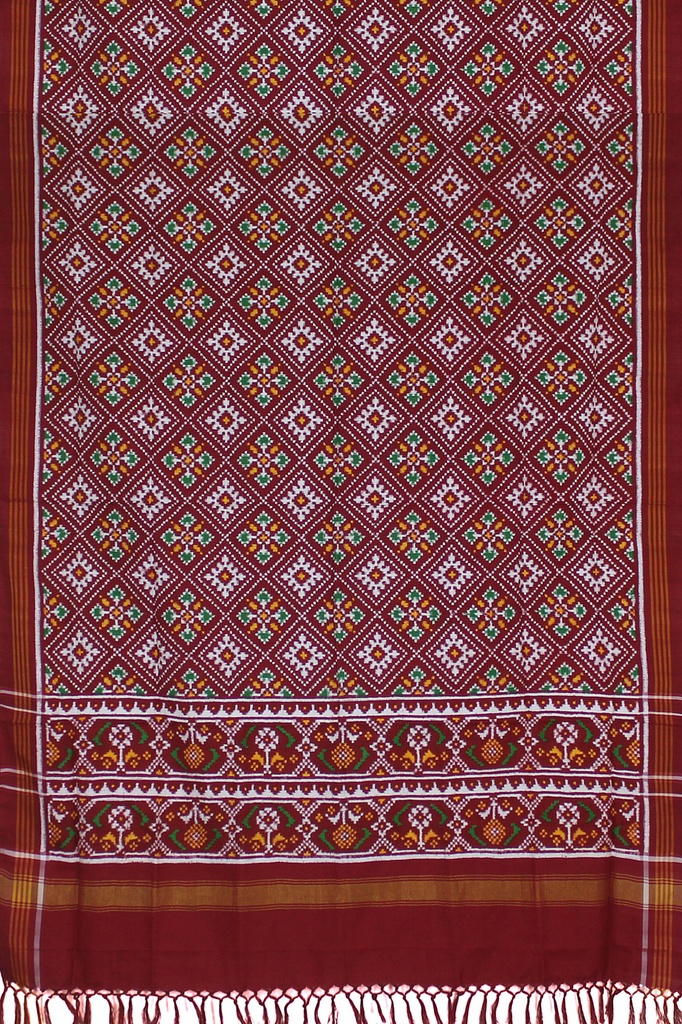 Handwoven Double Ikat Patola Dupatta