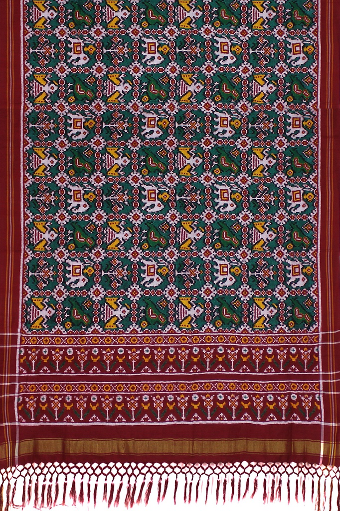 Handwoven Double Ikat Patola Dupatta