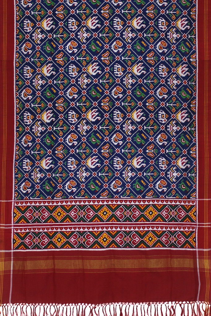 Handwoven Double Ikat Patola Dupatta