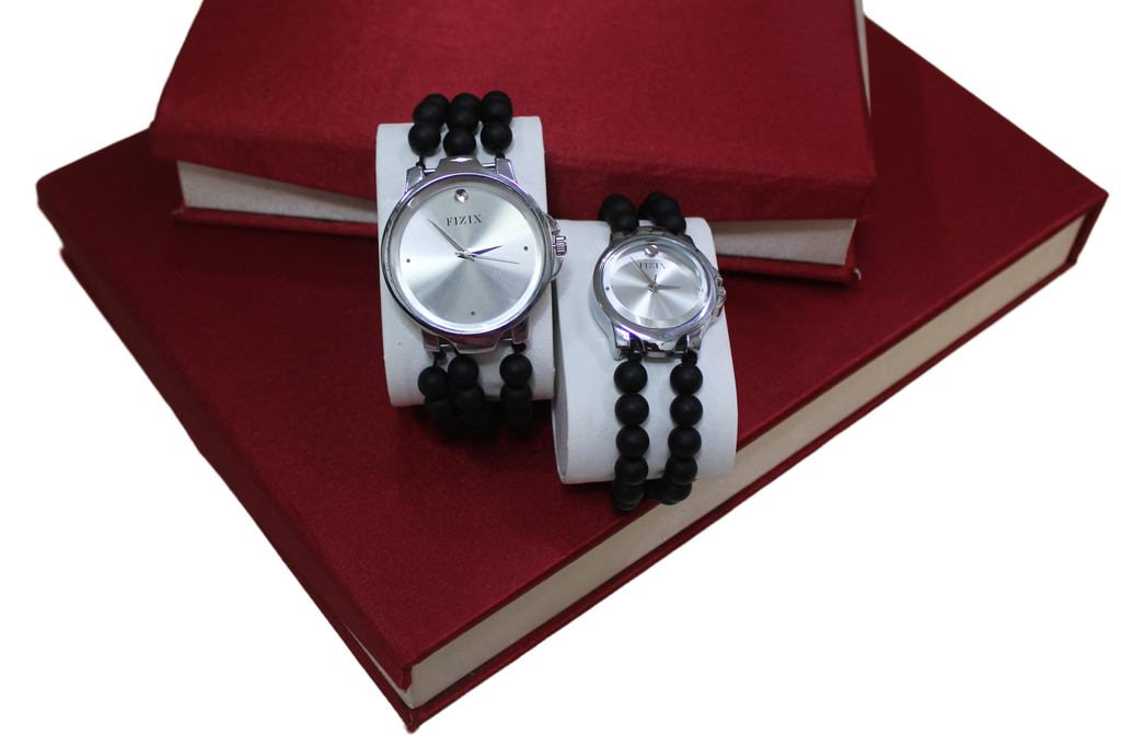 Handcrafted Agate Stone Couple Wrist Watch