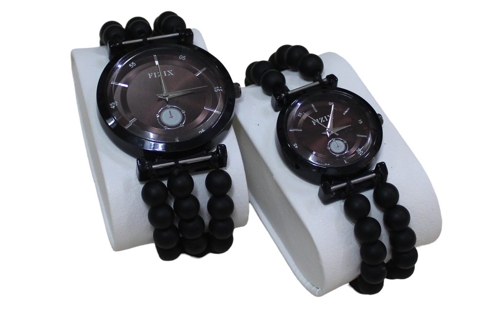 Handcrafted Agate Stone Couple Wrist Watch