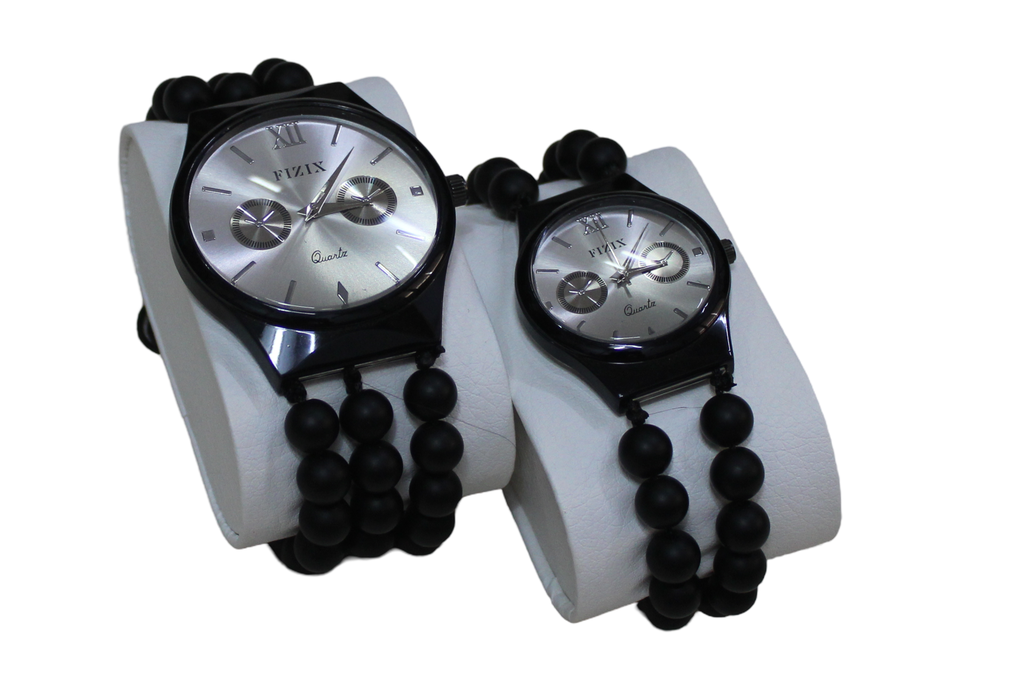Handcrafted Agate Stone Couple Wrist Watch