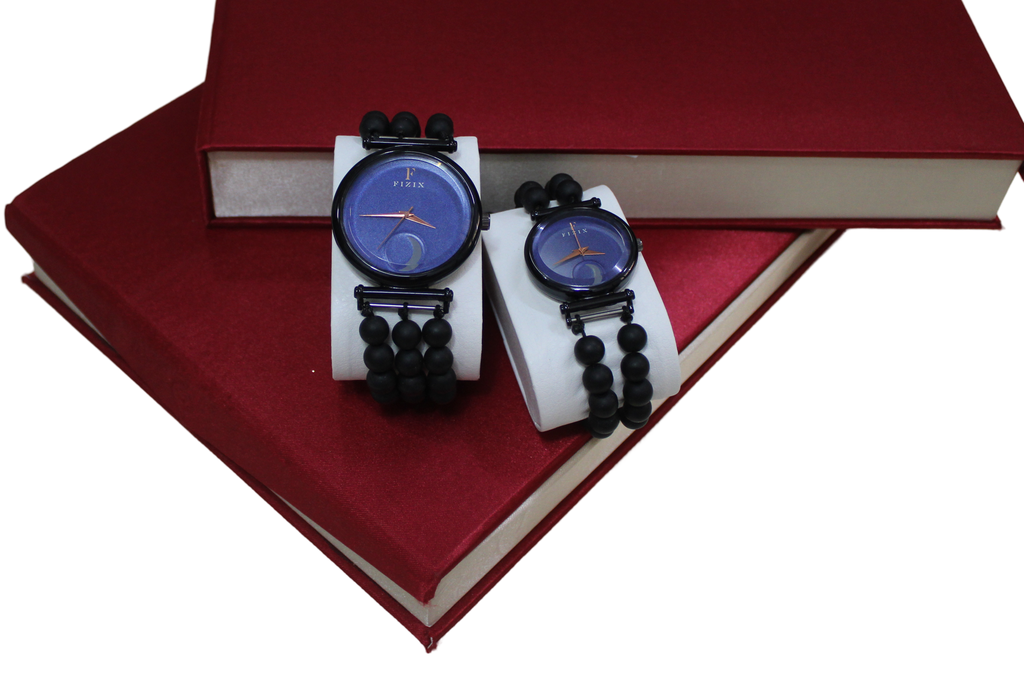 Handcrafted Agate Stone Couple Wrist Watch