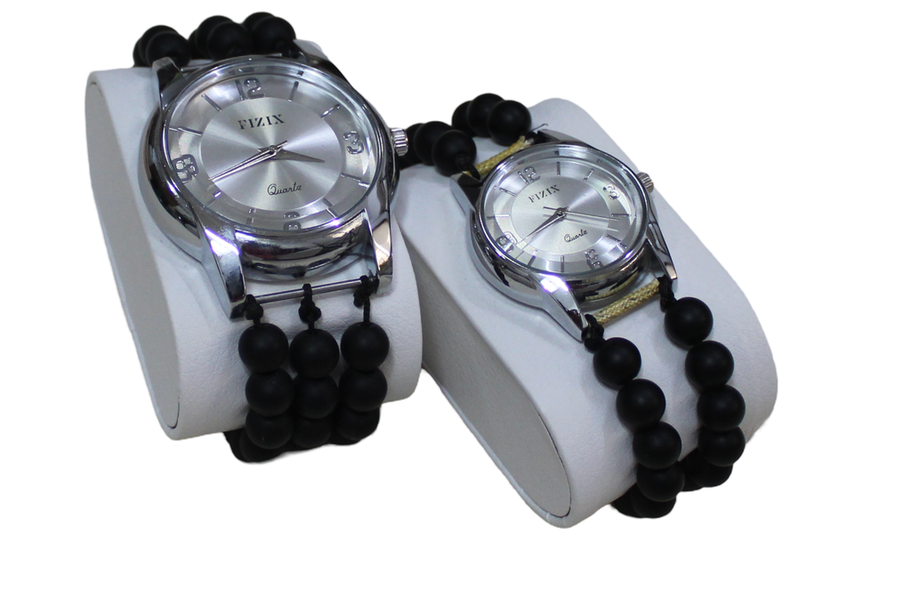 Handcrafted Agate Stone Couple Wrist Watch
