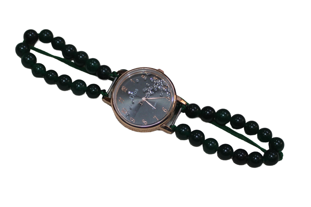 Handcrafted Agate Stone Wrist Watch