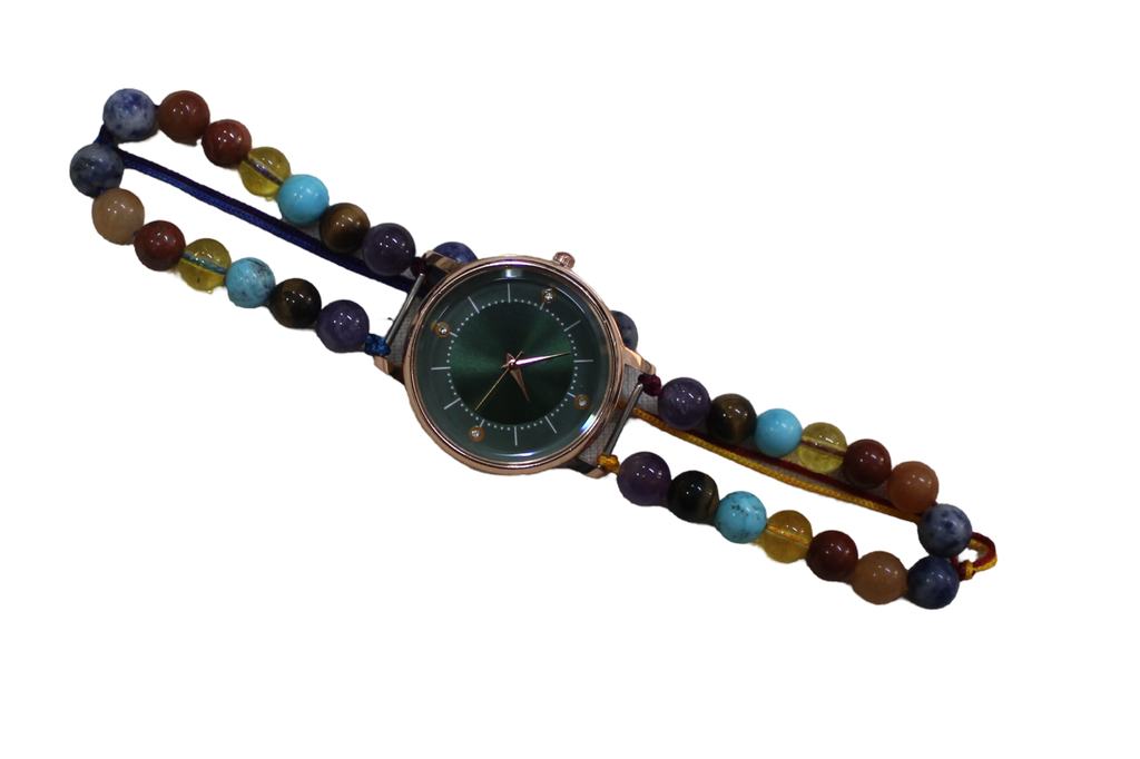Handcrafted Agate Stone Wrist Watch