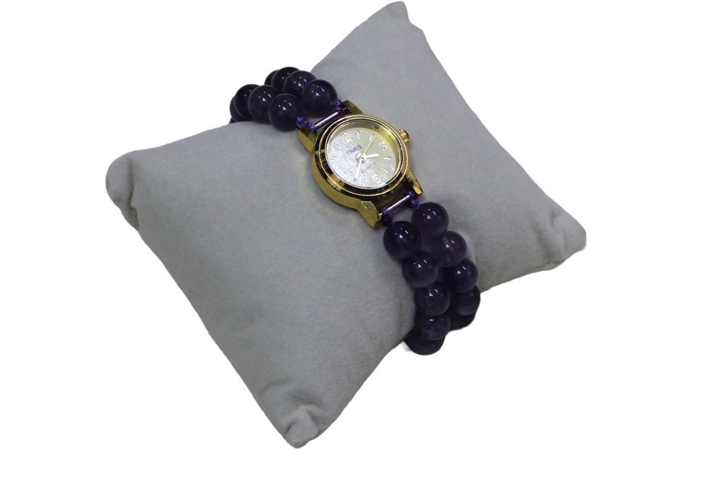 Handcrafted Agate Stone Wrist Watch