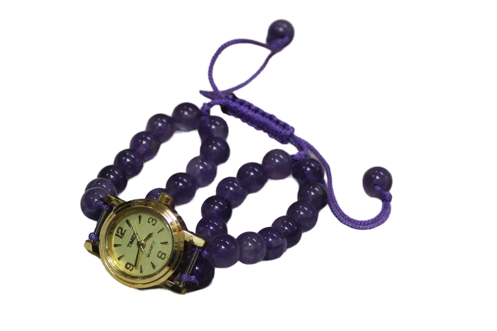 Handcrafted Agate Stone Wrist Watch