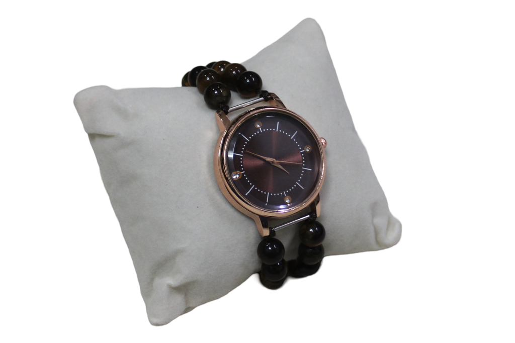 Handcrafted Agate Stone Wrist Watch