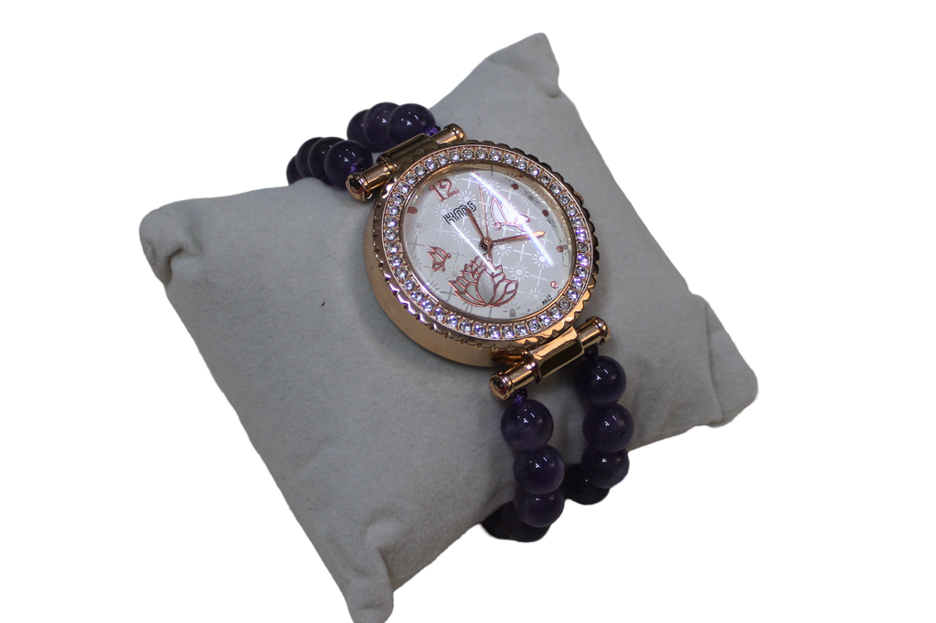 Handcrafted Agate Stone Wrist Watch
