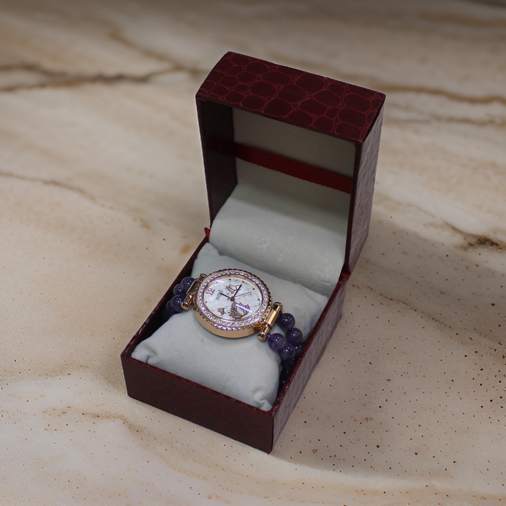 Handcrafted Agate Stone Wrist Watch