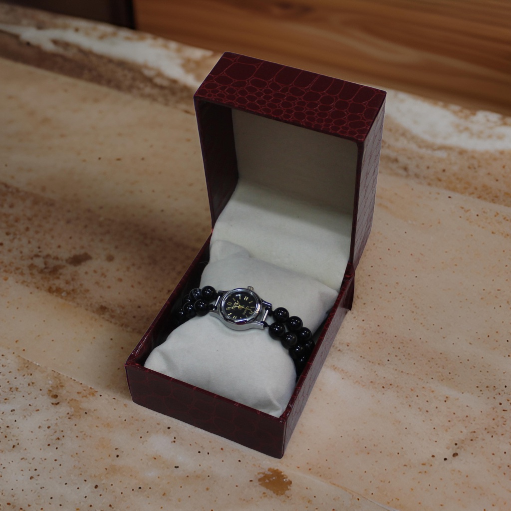 Handcrafted Agate Stone Wrist Watch