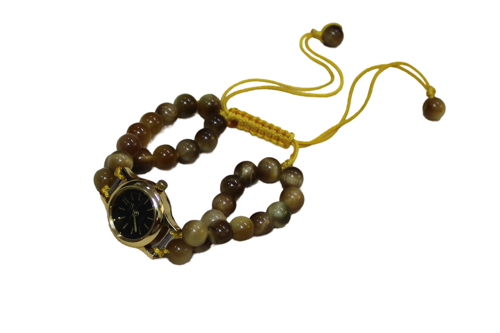 Handcrafted Agate Stone Wrist Watch