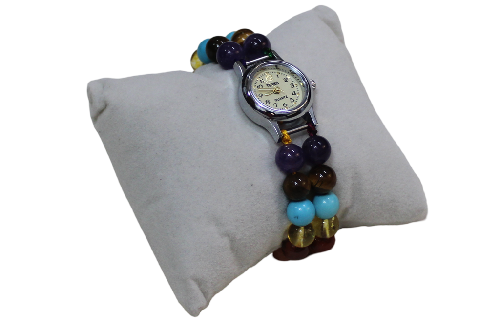 Handcrafted Agate Stone Wrist Watch