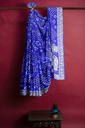 Hand Dyed Gaji Silk Bandhani Saree