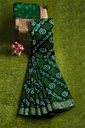 Hand Dyed Gaji Silk Bandhani Saree