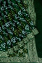 Hand Dyed Gaji Silk Bandhani Saree