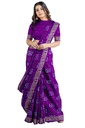 Hand Dyed Gaji Silk Bandhani Saree