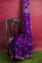 Hand Dyed Gaji Silk Bandhani Saree