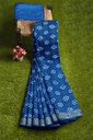Hand Dyed Gaji Silk Bandhani Saree