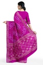 Hand Dyed Gaji Silk Bandhani Saree
