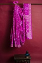 Hand Dyed Gaji Silk Bandhani Saree