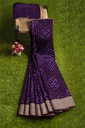 Hand Dyed Bandhani Saree
