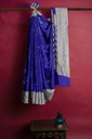Hand Dyed Gaji Silk Bandhani Saree