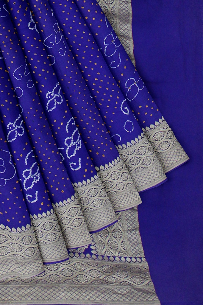 Hand Dyed Bandhani Saree