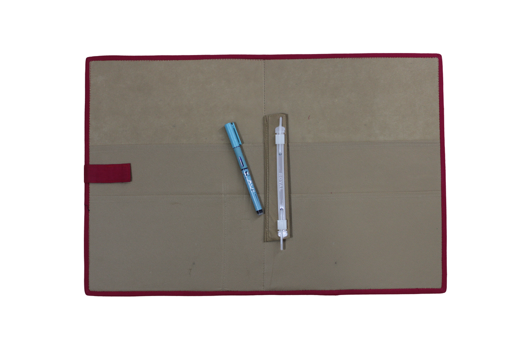 Handcrafted Applique Work File Folder