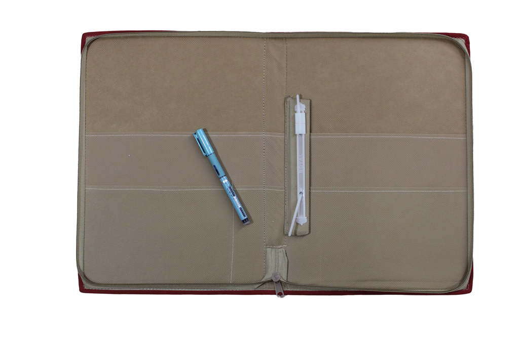 Handcrafted Applique Work File Folder