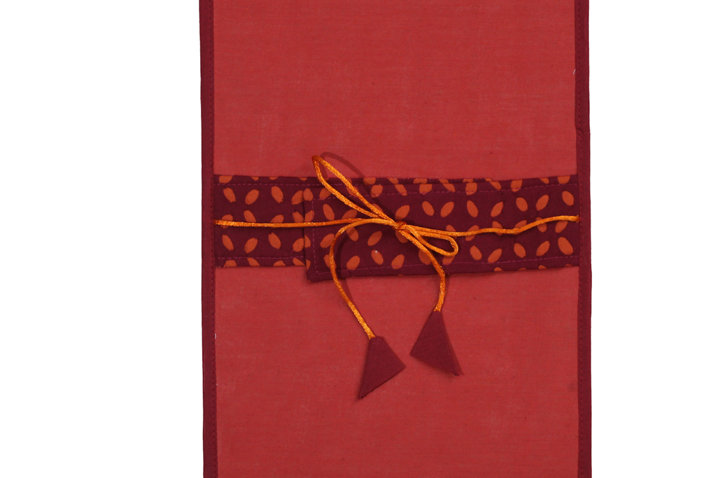 Handcrafted Applique Work Document Holder