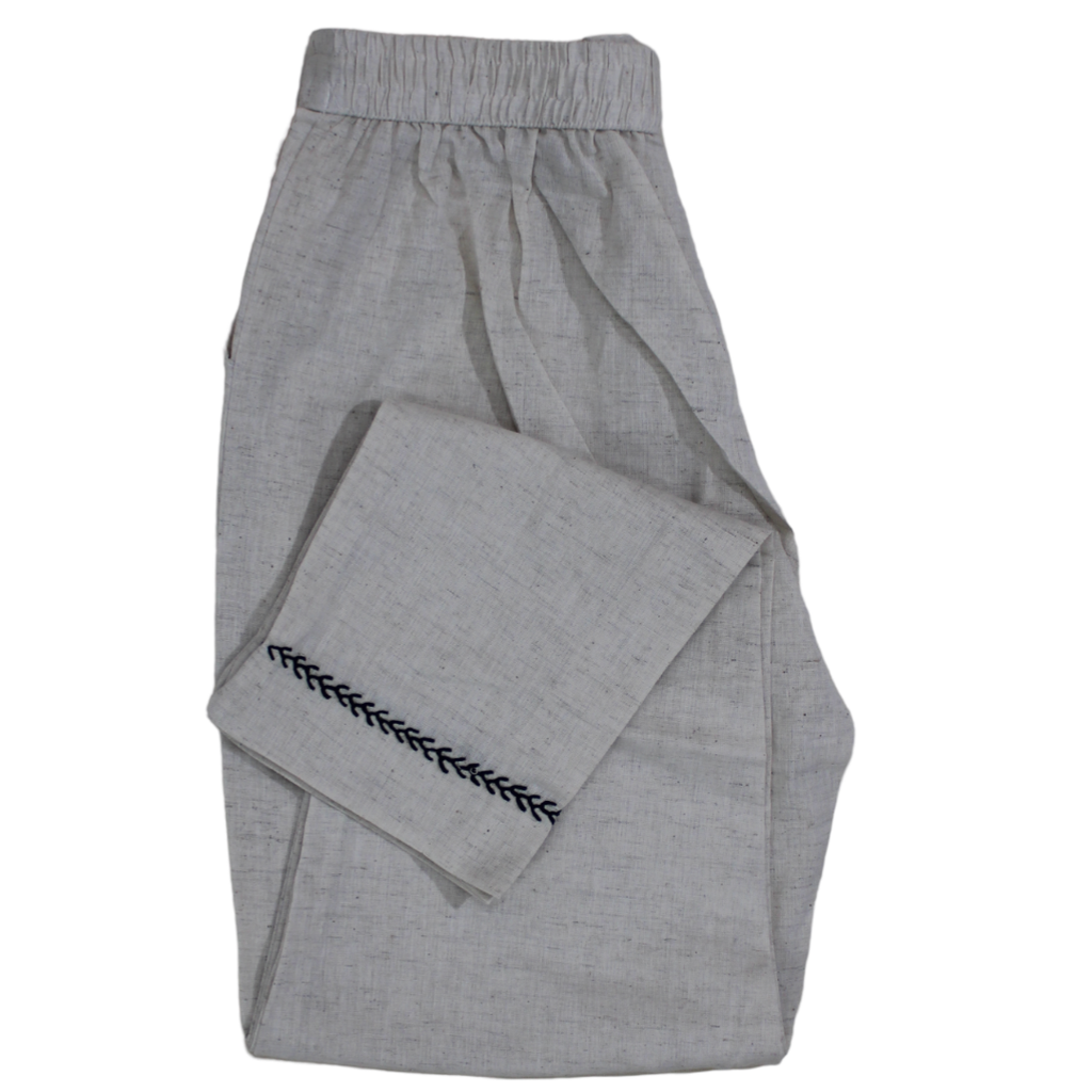 Handwoven Cotton Embroidery Pant