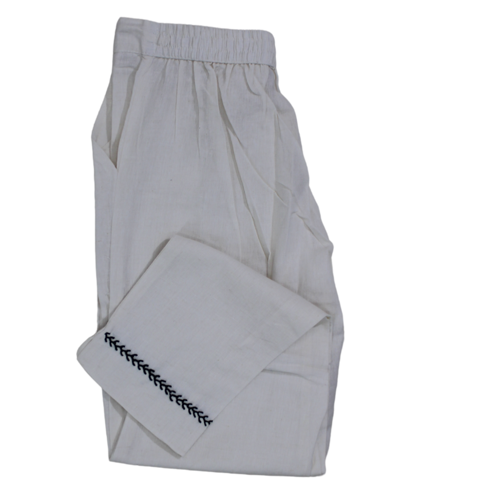 Handwoven Cotton Embroidery Pant