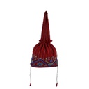 Hand Embroidered Cotton Potli Bag with Mirror work