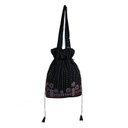 Hand Embroidered Cotton Potli Bag with Mirror work