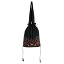 Hand Embroidered Cotton Potli Bag with Mirror work