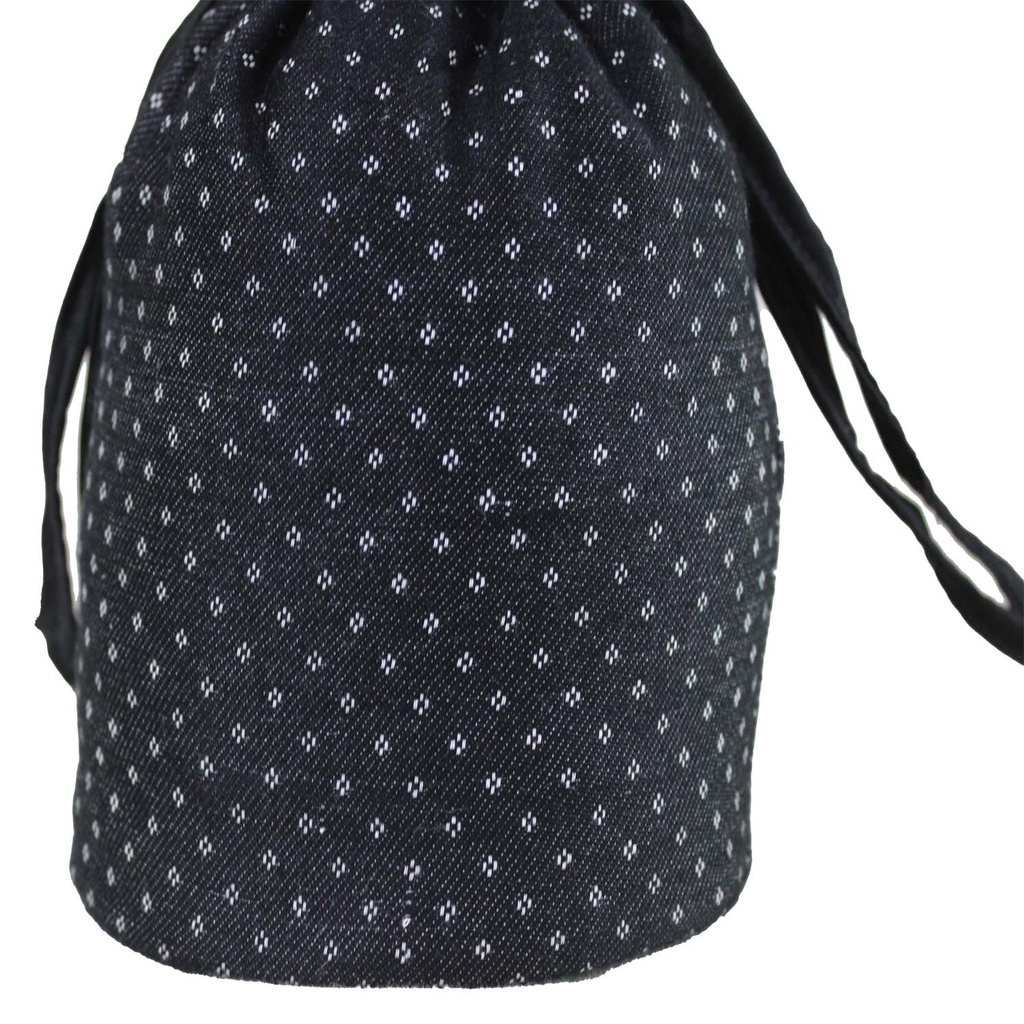 Hand Embroidered Cotton Potli Bag with Mirror work