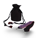Hand Embroidered Cotton Potli Bag with Mirror work