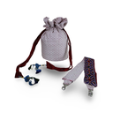 Hand Embroidered Cotton Potli Bag with Mirror work